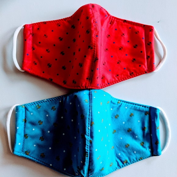 Hand Crafted Other - 3 layers reusable masks, unique design